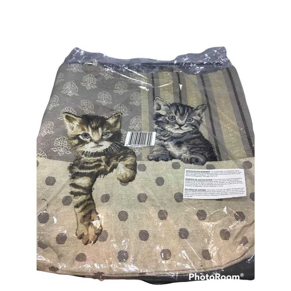 Cat kitten tote bag NEW sealed